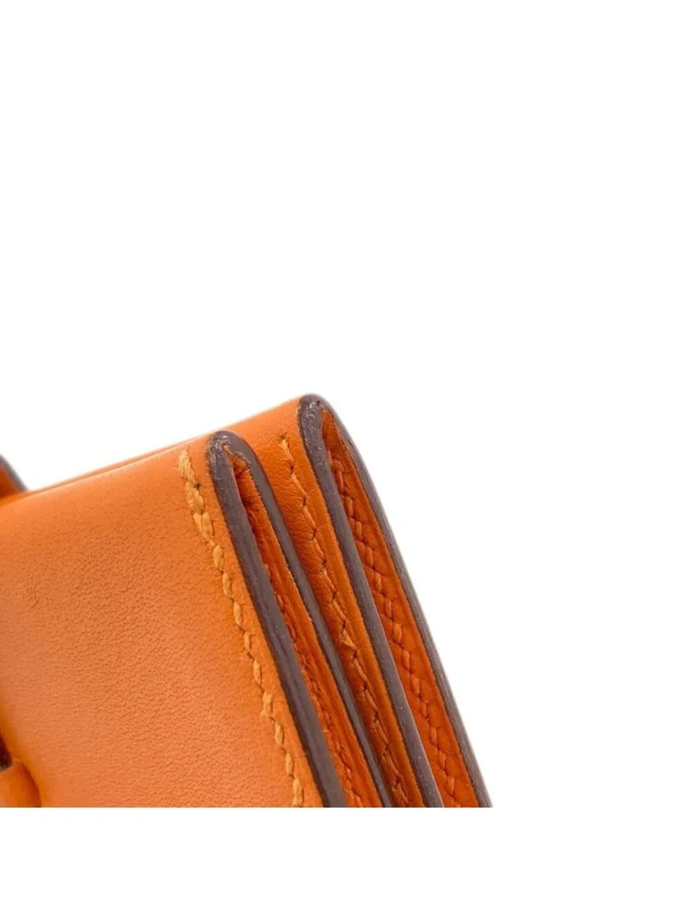 Hermes Bearn Gold Card Case Calfskin